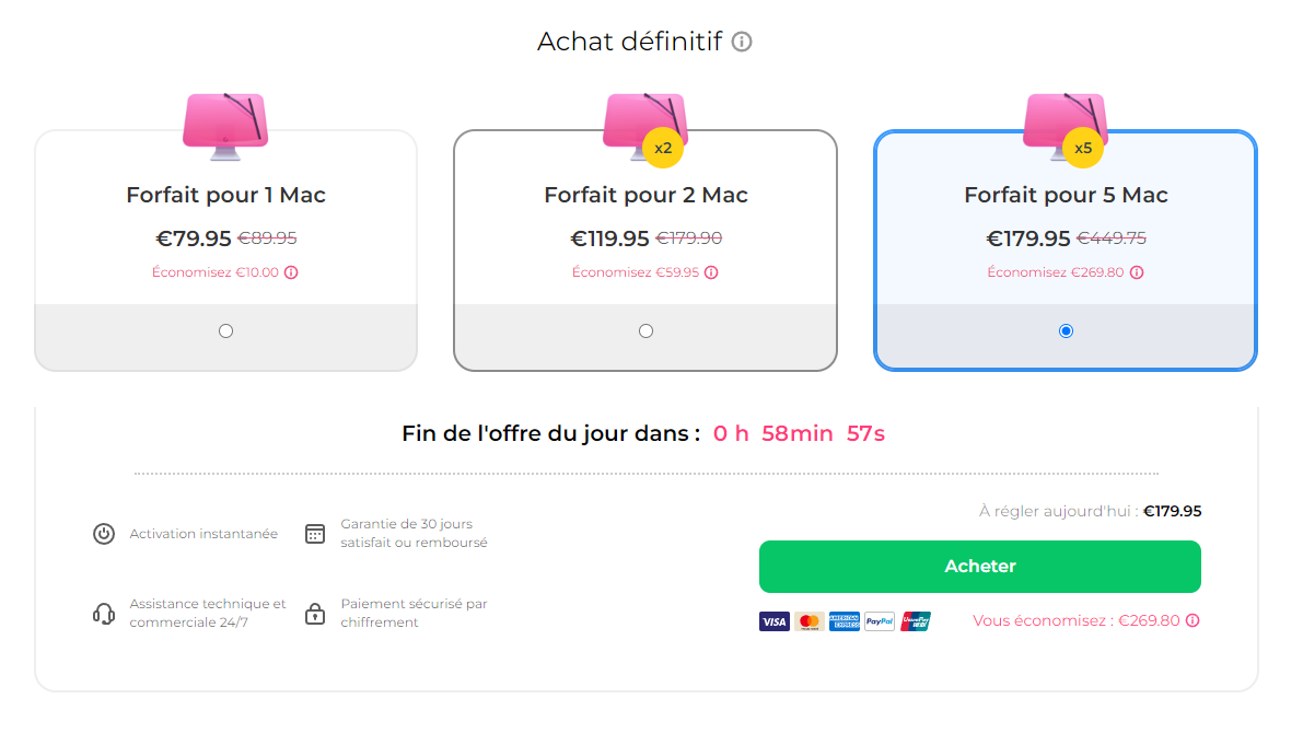 Achat-unique-CleanMyMac-X