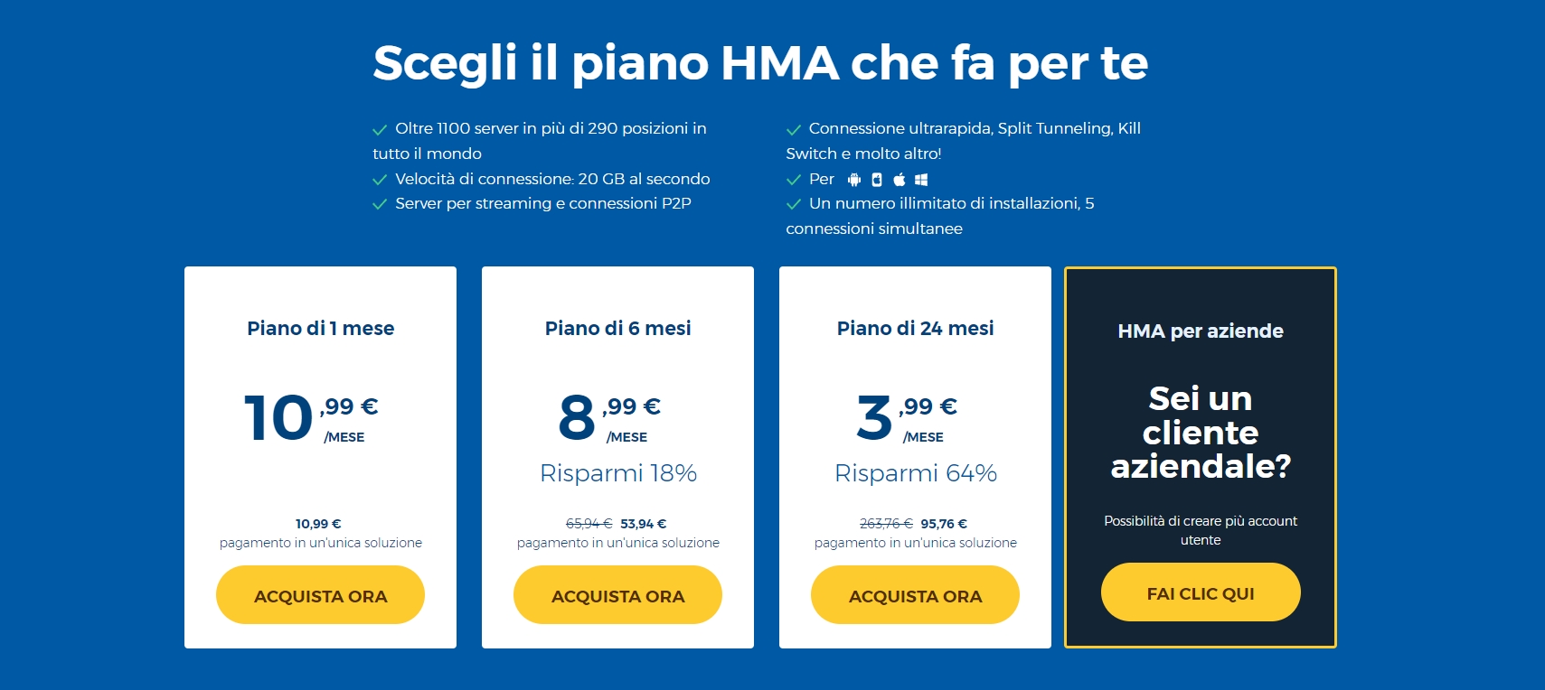 Costo-abbonamento-HMA-VPN