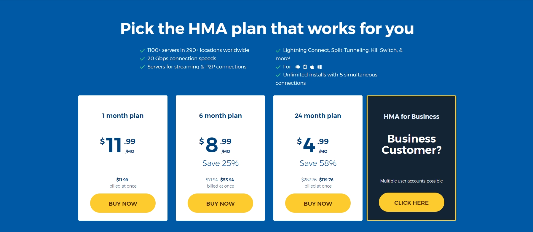 HMA-VPN-Subscription-Cost