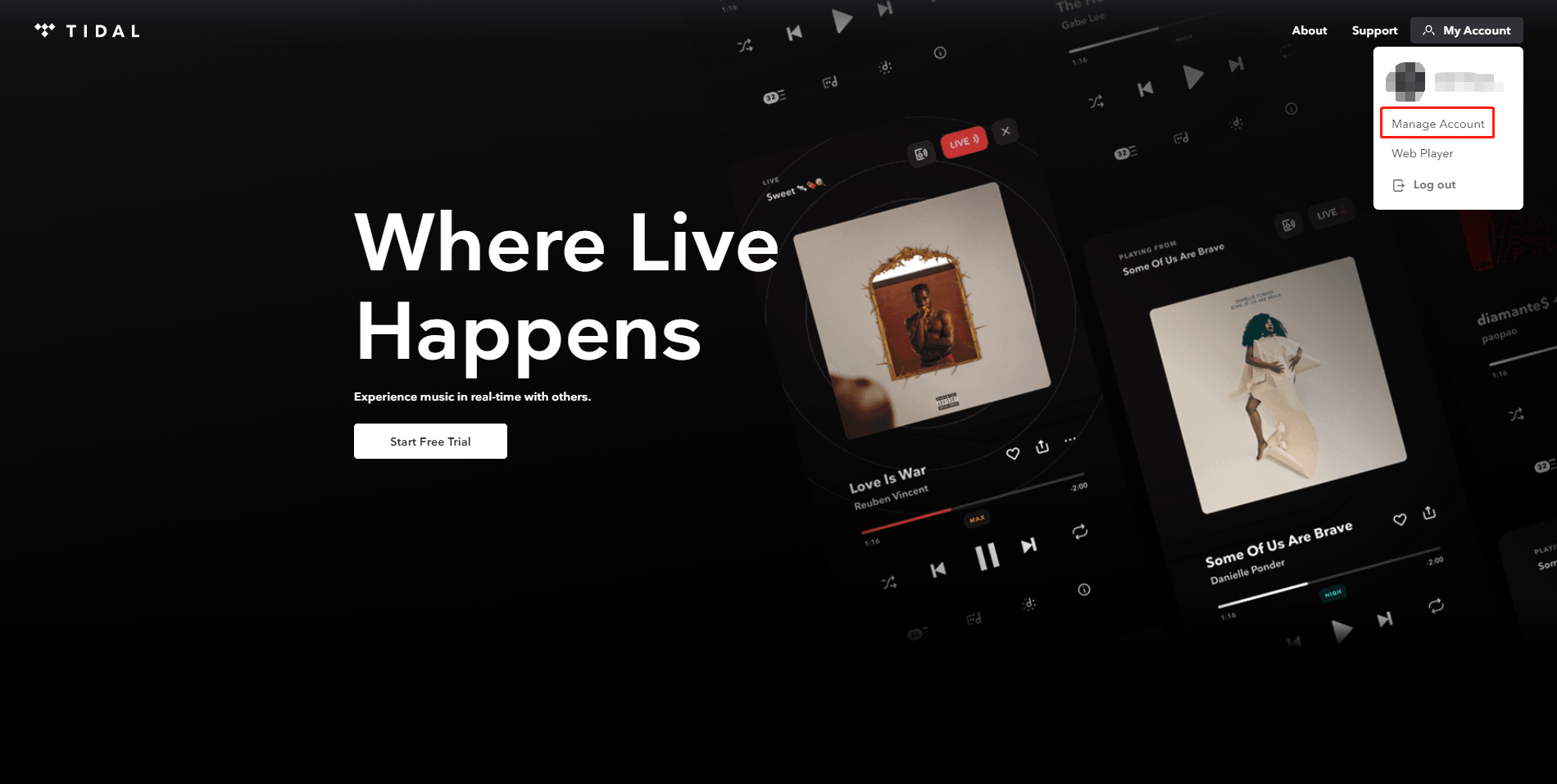 account-tidal-free