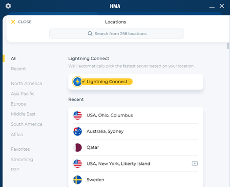 choose-hma-vpn-server-location