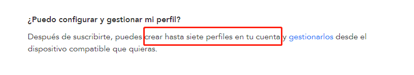 cuantos perfiles se pueden tener en disney