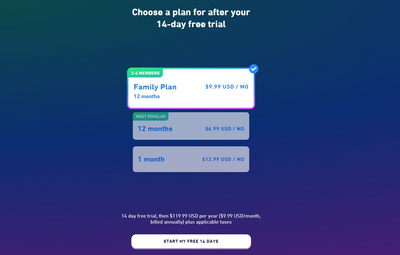 Duolingo Super Family Cost