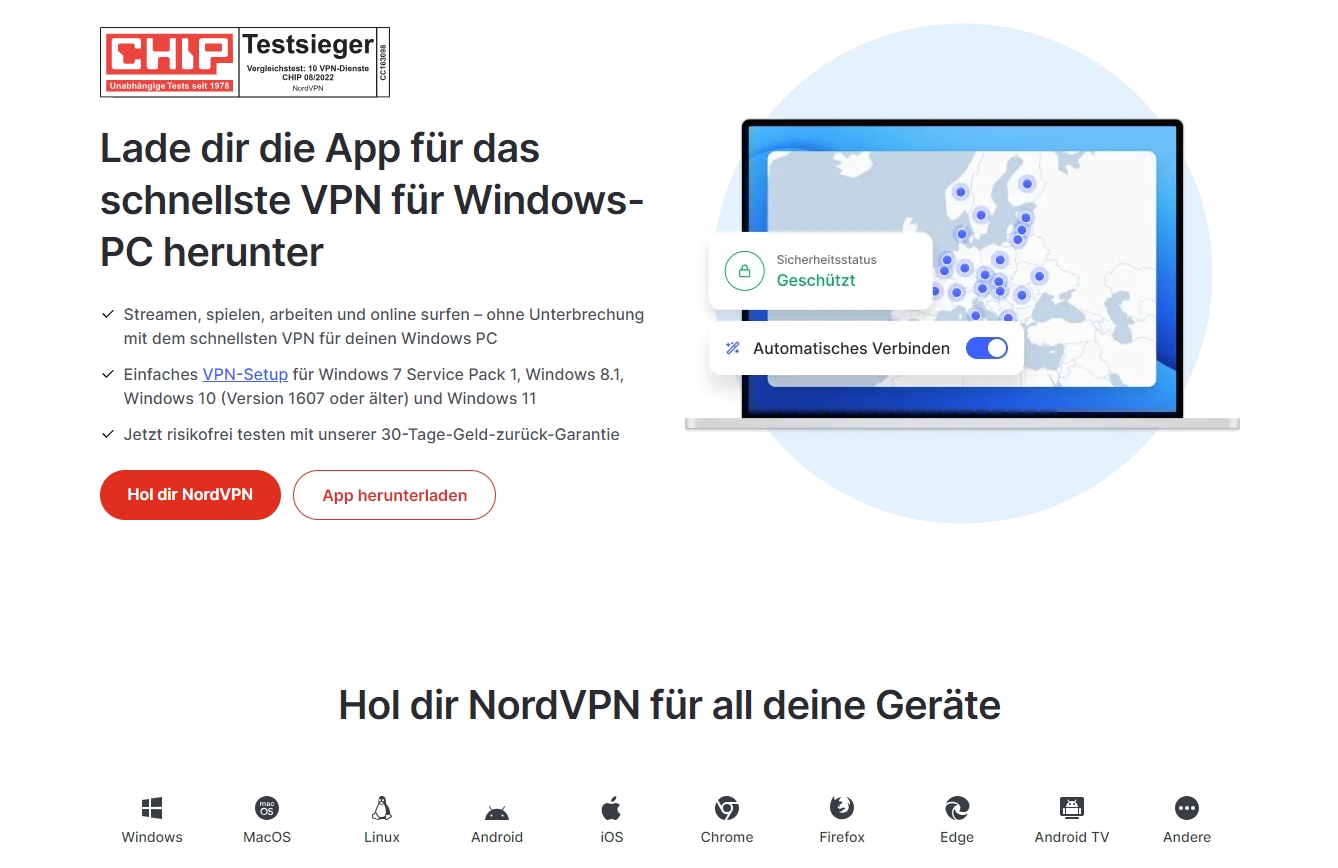 So laden Sie NordVPN herunter