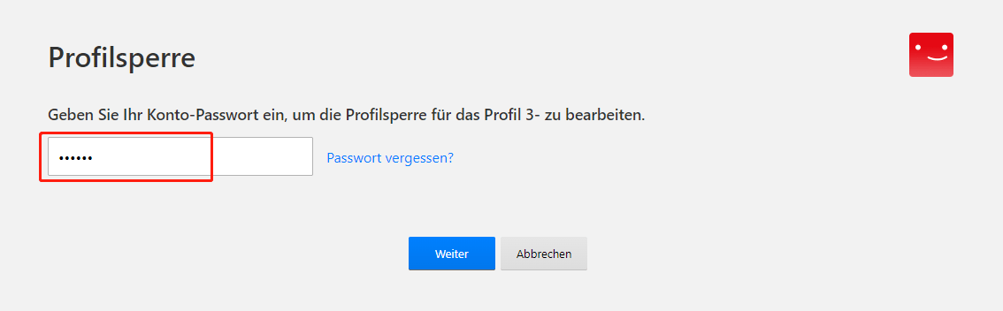 Passwort für die Netflix-Profilsperre eingeben