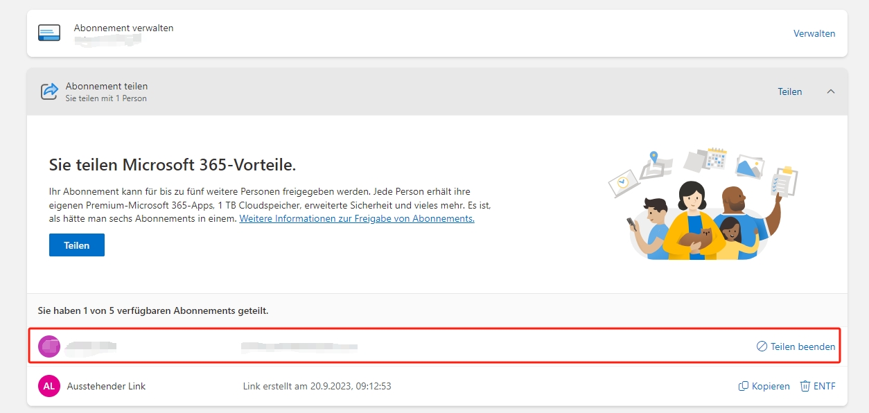 Microsoft 365-Besitzer können freigegebene Mitglieder anzeigen und verwalten