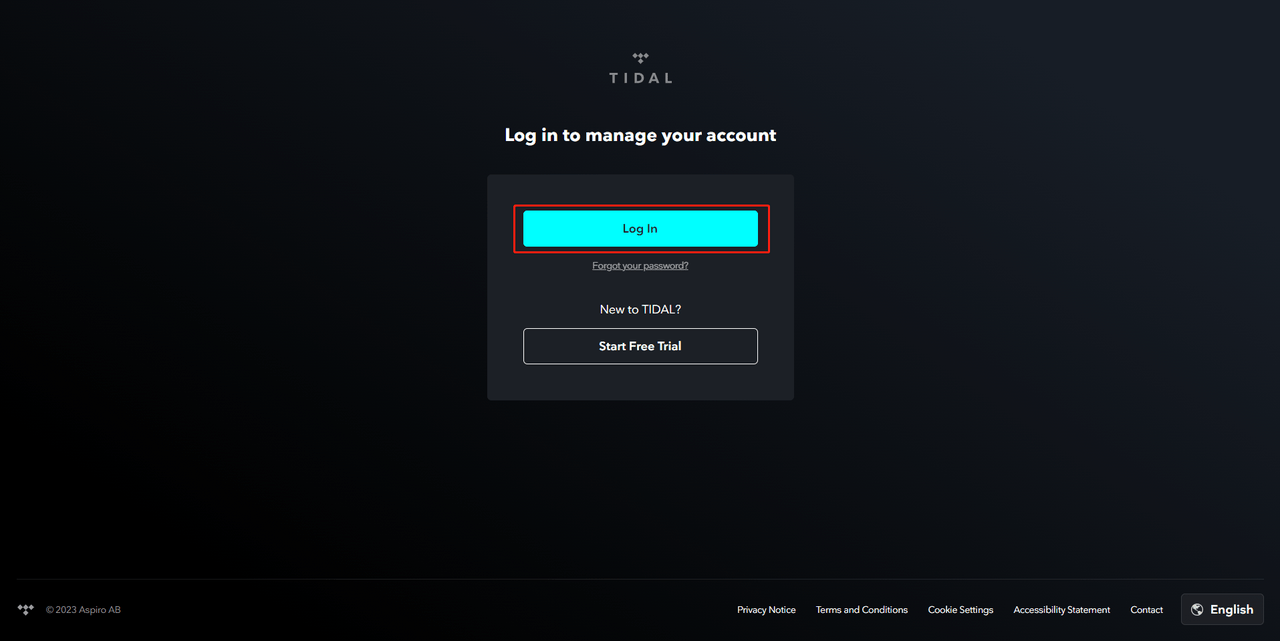 tidal-login